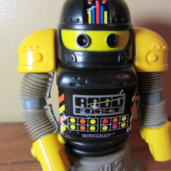 robo force vintage 1984 wrecker the demolisher action figure (T375) - Picture 4 of 8